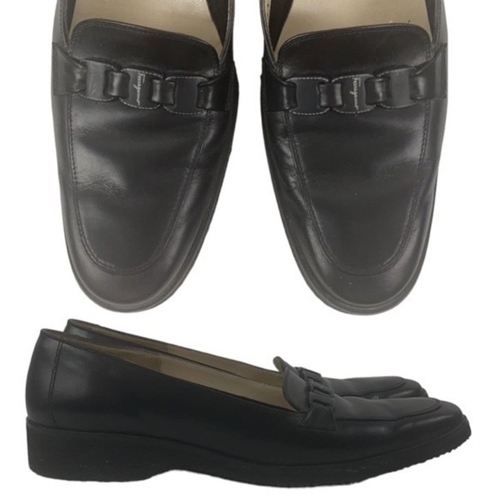 SALVATORE FERRAGAMO Black Loafers | 11 AAAA